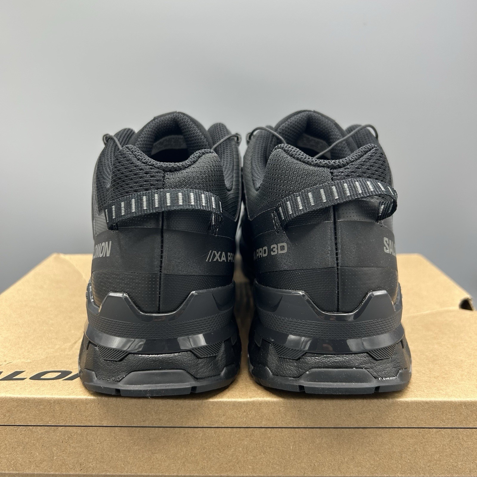 Scarpe da ginnastica Salomon XA Pro 3D V9 nere trail running passeggio UK 12 5 EU 48