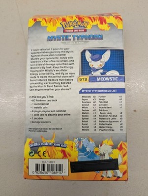 Pokemon XY Flashfire Mystic Typhoon Factory Theme Deck - 2016180