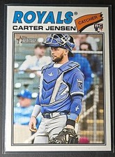 Carter Jensen 2026 Topps Heritage #199 RC Royals Rookie 
