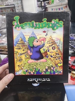 COMMODORE AMIGA LEMMINGS BIG BOX 3.5'' FLOPPY DISK  PSYGNOSIS T-27