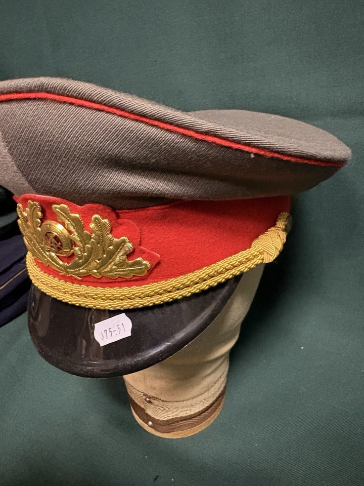 DDR Schirmmütze Für Generale NVA Uniform ￼ Abzeichen Germany  Z75/51 - Bild 4 von 4
