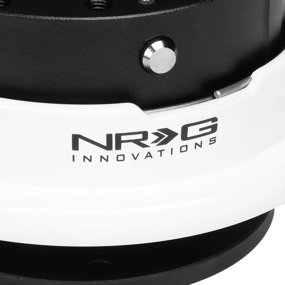 NRG SRK-700BK-WT GEN 4.0 ALUMINUM RACING STEERING WHEEL QUICK RELEASE ADAPTER - Image 2 of 4