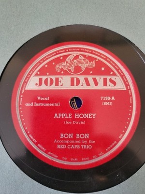 Joe Davis / Shelly Lee Alley 78 RPM Record Gennett Vocalion Blues Jazz