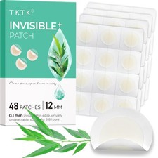 Pimple Patches, 12 mm Invisible Acne Patches for Face with Salicylic Acid, 0....