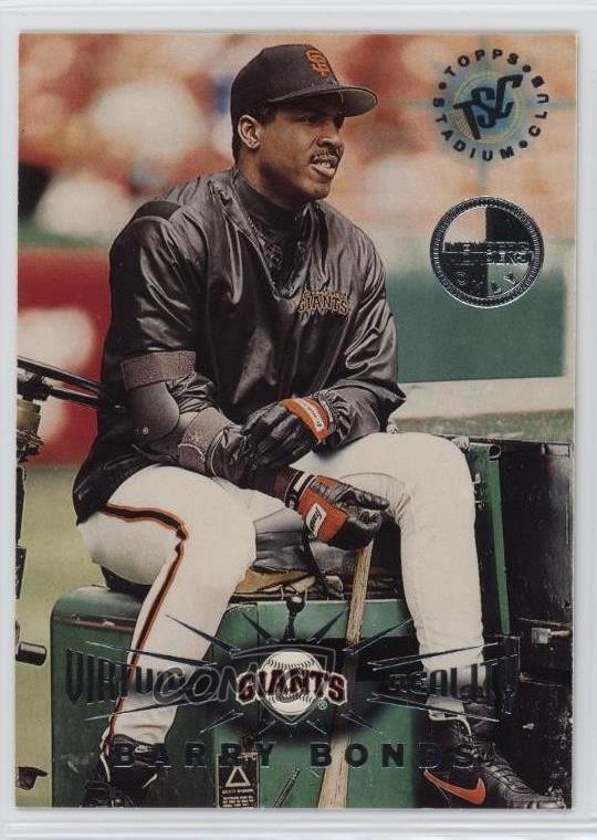 1995 Topps Stadium Club Virtual Reality Members Only Barry Bonds #136 04at