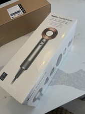 Dyson Supersonic Hair Dryer NEW Nickel/Copper w/ Styling Accessories