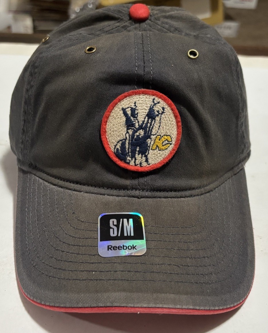 Kansas City Scouts Slouch Reebok CCM Hat - Flex Fit Size S/M, New