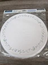 CORELLE RARE COUNTRY COTTAGE BURNER COVER SET OF 4 PIECES METAL FREE USA SHIP