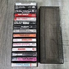 Lot Of 15 Cassettes, Used 80s Pop Lionel Richie Phil Collins Pat Benatar Tina Tu