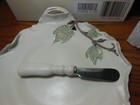 Lynn Stewart Art Pottery 7.5" Platter~Leaf & Branch Motif~Cream, Greens Brown — photo 5