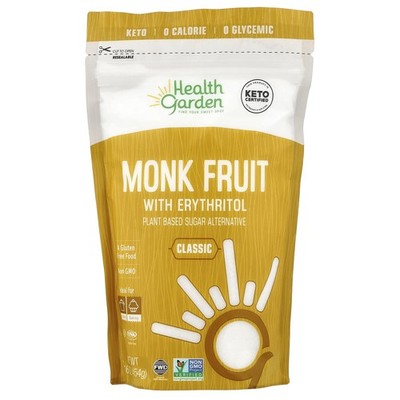 Health Garden, Mönchsfrucht mit Erythrit, klassisch, 454 g