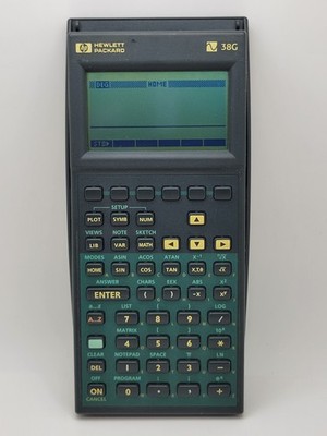 Hewlett-Packard HP 38G Black Handheld Programmable Graphing Calculator - Tested