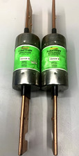 BUSSMANN FUSETRON FRS-R-200 DUAL-ELEMENT TIME DELAY FUSES 600VDC SET OF2  NEW 