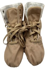 Sansha Soho Dance Shoes Jazz Hip Hop Lace Up Canvas Women s 6M Men s 5M Tan NEW