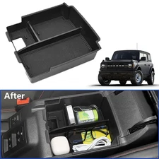 For Ford Bronco 2025 Accessories ABS Center Console Organizer Box Armrest Tray