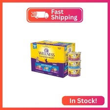 Wellness Complete Health Pate Variety Pack Adult Canned Wet Cat Food, Natural, P