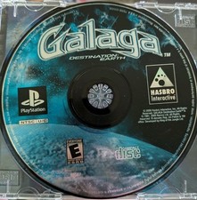 Galaga Destination Earth (Sony PlayStation 1 PS1, 2000) Tested No Book