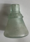 Aqua Cone Shaped Ink Well - Dug Bottle, 3" Tall — photo 1