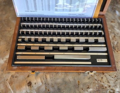 FOWLER 53-672-081-0  Gage Block Set: 0.05 to 4'' Range - 81 pc Set (NEW)