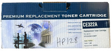 Premium 128A Yellow LaserJet Toner Cartridge  CE322A  - Brand New / Open Box