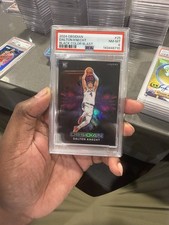 2024-25 Panini Obsidian Black Color Blast Dalton Knecht #25 PSA 8 Rookie Lakers