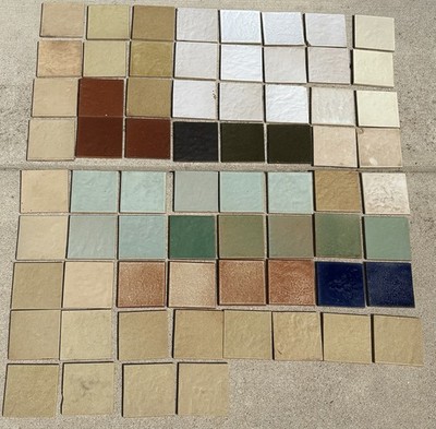 Loy of 68 MCM Colored Tiles Possibly Marshall Studios?
