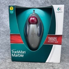 Logitech Trackman Marble Trackball Mouse T-BC21 910-000806 NEW
