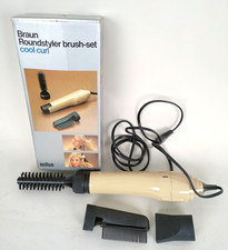 Set spazzole aria calda Braun vintage'80 Roundstyler brush-set type 4473-87O)