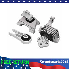 3pcs Fit 2014 2015-2019 Jeep Cherokee Engine Motor Transmission Mount Set 2.4l