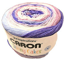 Caron Skinny Cakes-GRAPE-Pretty Purples-NEW- DESTASHING