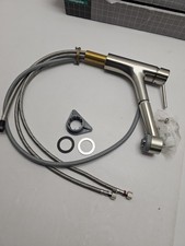 Hansgrohe Talis S single-handle pull-out kitchen faucet in Steel Optik