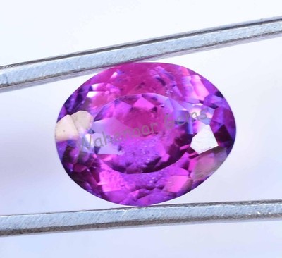 6,45 Ct Natur Bi-Color Saphir Oval Zertifiziert Ceylon Lose Edelstein
