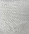 Cream: Double-sided Diamond stitched Quilted Fabric 33" x 42" w