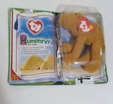 TY Legends McDonald's HUMPHREY THE CAMEL 5" Teenie Beanie Toy 2000 Errors
