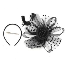 Fascinators Hats 20s 50s Hat Pillbox Hat Cocktail Tea Party Headwear with Veil