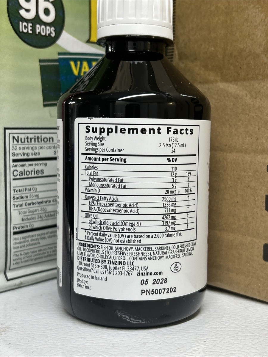 Zinzino - Balance Oil+ Grapefruit Lemon Lime - Exp 12/2026 (Ships