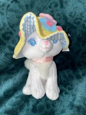 Disney Store Spring Fashion Marie 6" Plush Aristocats in Floppy Yellow Hat nwt