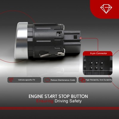 Engine Key Start Stop Switch LHD Fit For 2014-18 A6 A7 RS7 Sportback 4G1905217A