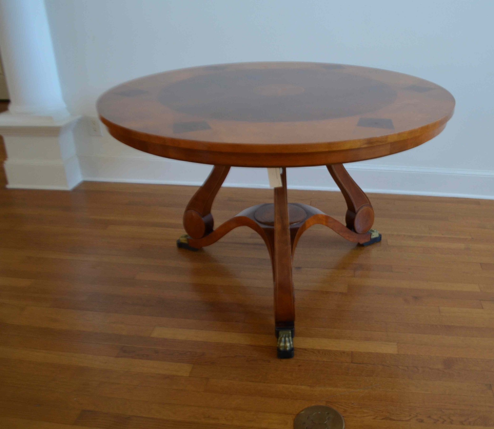 JOHN WIDDICOMB CENTER HALL TABLE 48" DIAMETER (freight shipping)