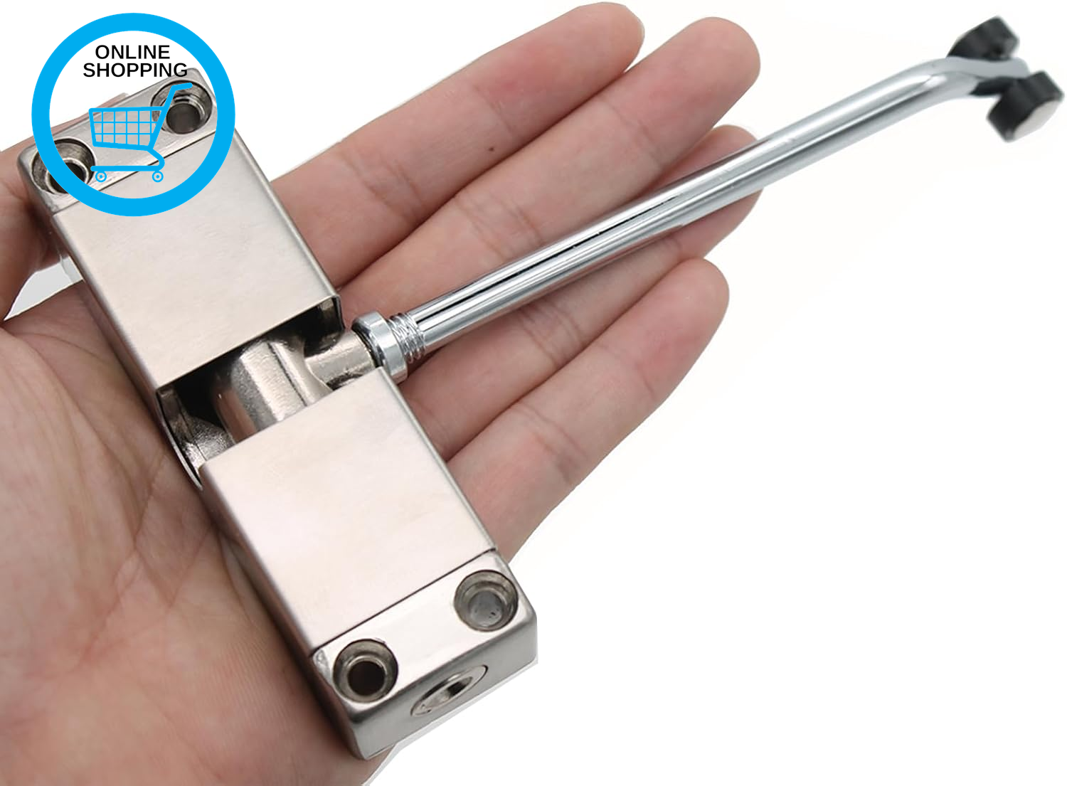 Stainless Steel Adjustable Automatic Door Closer,Surface Mounted, Spring Loaded