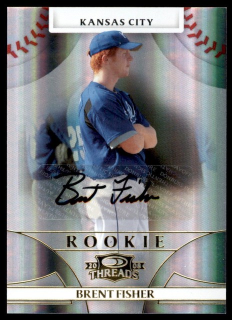 2008 Donruss Threads Century Proof Silber #120 Brent Fisher 27/100 Royals