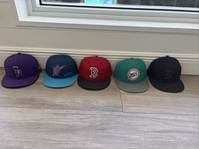 Lots Of New Era Fitted Hats Size 7 1/8