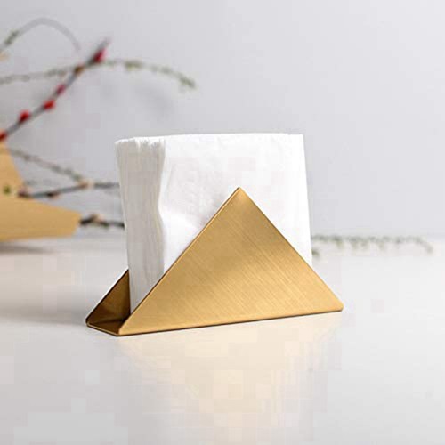 3X(Goldener Serviettenhalter, Stahl-Tissue-, Papierserviette, Vertik3248 - Bild 5 von 8