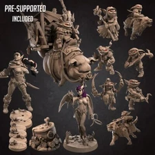 Goblins Vol 1 by Bite the Bullet 3D Printed Resin Miniatures- Bundles & Singles