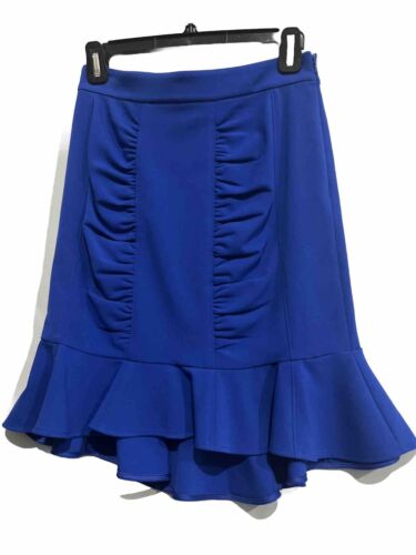 Skirt Anthropologie HD in Paris Blue Size 2 Ruffl… - image 1