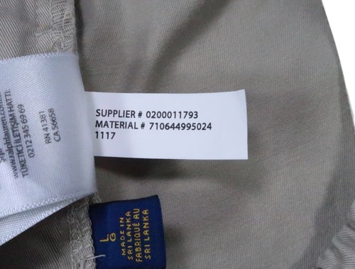 $90 NEW POLO RALPH LAUREN 6" PREPSTER STRETCH CHINO VOLLEY LARGE 36 ELASTIC FLAT - Picture 7 of 11