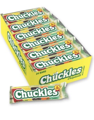 Chuckles Original Jelly Candies Sugar-coated, Fruity candy,  2 oz, pack of 24