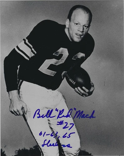 Bill "Red" Mack Pittsburgh Steelers Signed Auto 8x10 Photo Autograph