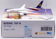 SQ Wings 1:200 THAI Airways Boeing B787-8 Diecast Aircraft Jet Model HS-TQA