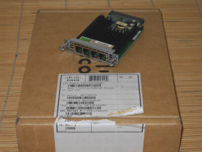 NEU Cisco VIC3-4FXS/DID 4-port FXS/DID voice/fax interface card NEW OPEN BOX